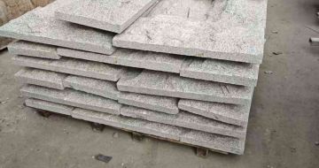 嘉兴芝麻白蘑菇石，自然面