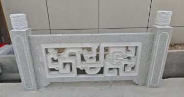 嘉兴芝麻白河道栏杆 桥栏杆