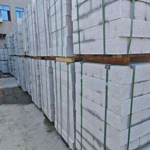 嘉兴芝麻白路牙石，路侧石