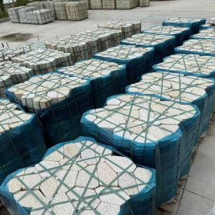 嘉兴黄金麻冰裂纹 碎拼