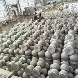 嘉兴芝麻白圆球 石球 挡车球